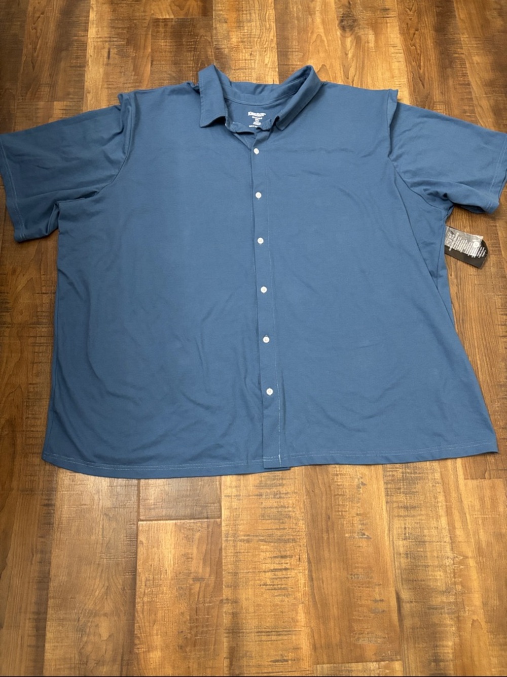 Croft & Barrow Blue Casual Button-Down Shirt